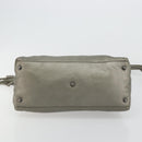 GUCCI Soho Hand Bag Leather 2way Silver 308362 Auth 182731A-11