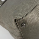 GUCCI Soho Hand Bag Leather 2way Silver 308362 Auth 182731A-13