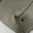 GUCCI Soho Hand Bag Leather 2way Silver 308362 Auth 182731A-15