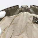 GUCCI Soho Hand Bag Leather 2way Silver 308362 Auth 182731A-20