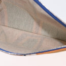 HERMES Victoria 3 Surf Yachting Flat GM Bag Canvas Multicolor Auth 182737M-14