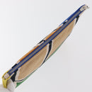 HERMES Victoria 3 Surf Yachting Flat GM Bag Canvas Multicolor Auth 182737M-6