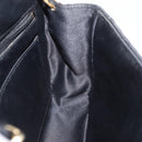 CHANEL Mini Matelasse 17 Chain Shoulder Bag Satin Black Gold CC Auth 182739SAV-21