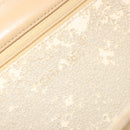 CHANEL Matelasse 25 Chain Shoulder Bag Lamb Skin Beige Gold CC Auth 182740-21