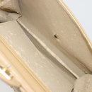 CHANEL Matelasse 25 Chain Shoulder Bag Lamb Skin Beige Gold CC Auth 182740-9