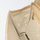 CHANEL Matelasse 25 Chain Shoulder Bag Lamb Skin Beige Gold CC Auth 182740-23
