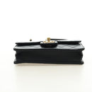 CHANEL Matelasse Chain Shoulder Bag Lamb Skin Black Gold CC Auth 182742SAM-10