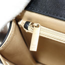 CHANEL Matelasse Chain Shoulder Bag Lamb Skin Black Gold CC Auth 182742SAM-25