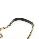 CHANEL Matelasse Chain Shoulder Bag Lamb Skin Black Gold CC Auth 182742SAM-9