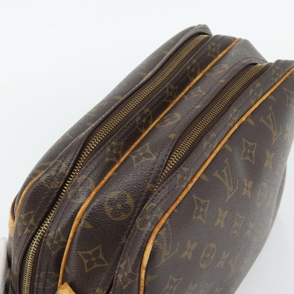 LOUIS VUITTON Monogram Reporter PM Shoulder Bag M45254 LV Auth 182763