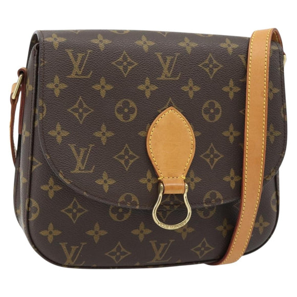 LOUIS VUITTON Monogram Saint Cloud GM Shoulder Bag M51242 LV Auth 182766A