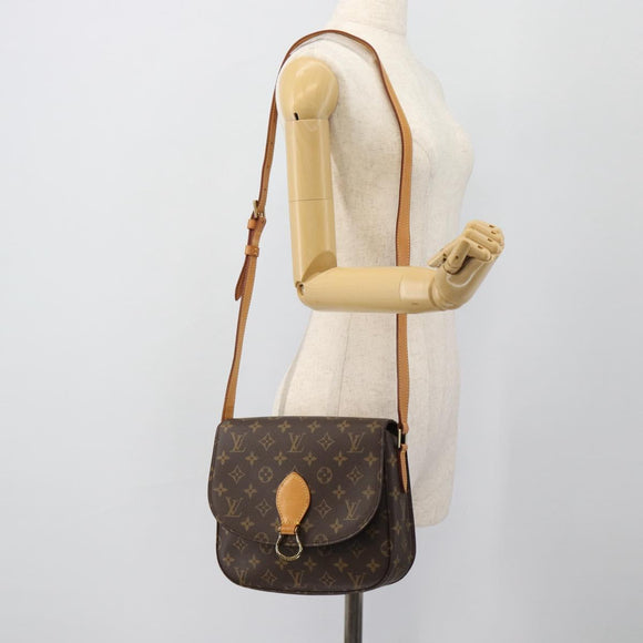 LOUIS VUITTON Monogram Saint Cloud GM Shoulder Bag M51242 LV Auth 182766A