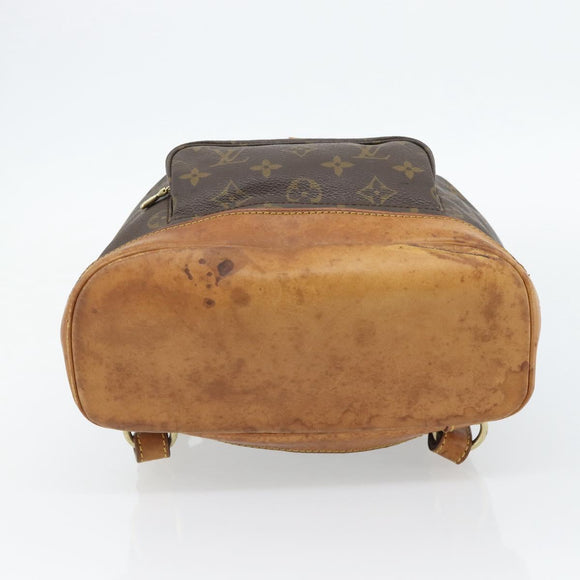 LOUIS VUITTON Monogram Montsouris MM Backpack M51136 LV Auth 182770