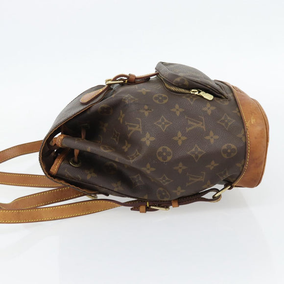 LOUIS VUITTON Monogram Montsouris MM Backpack M51136 LV Auth 182770