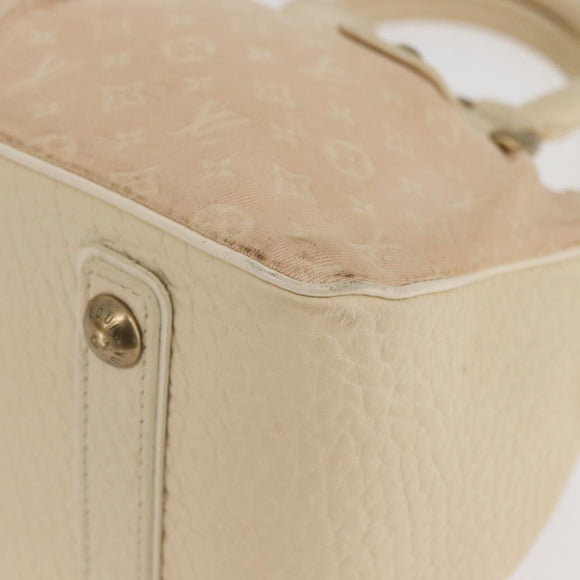 LOUIS VUITTON Monogram Mini Lin Trapeze PM Hand Bag Pink M40062 LV Auth 182773