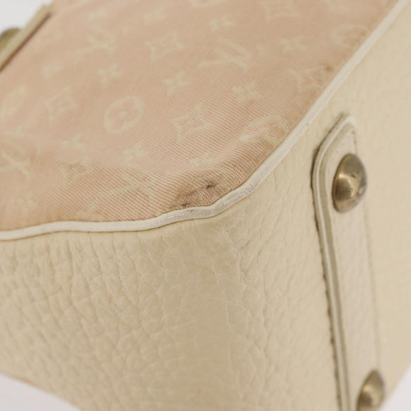 LOUIS VUITTON Monogram Mini Lin Trapeze PM Hand Bag Pink M40062 LV Auth 182773