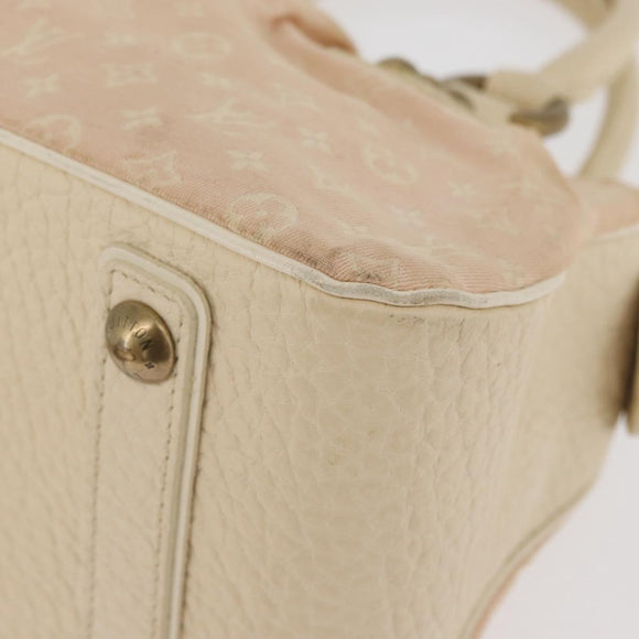 LOUIS VUITTON Monogram Mini Lin Trapeze PM Hand Bag Pink M40062 LV Auth 182773