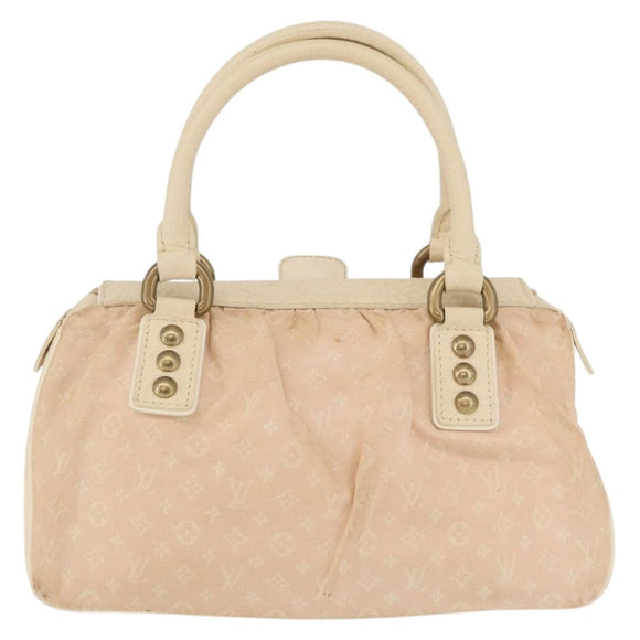 LOUIS VUITTON Monogram Mini Lin Trapeze PM Hand Bag Pink M40062 LV Auth 182773