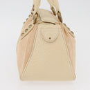 LOUIS VUITTON Monogram Mini Lin Trapeze PM Hand Bag Pink M40062 LV Auth 182773-4