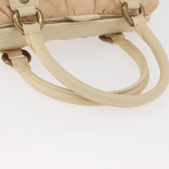 LOUIS VUITTON Monogram Mini Lin Trapeze PM Hand Bag Pink M40062 LV Auth 182773