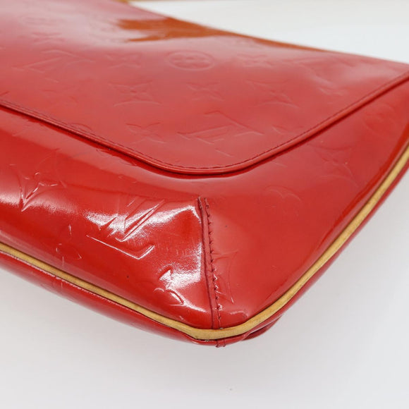 LOUIS VUITTON Monogram Vernis Thompson Street Bag Red Rouge M91094 Auth 182774