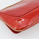 LOUIS VUITTON Monogram Vernis Thompson Street Bag Red Rouge M91094 Auth 182774-16