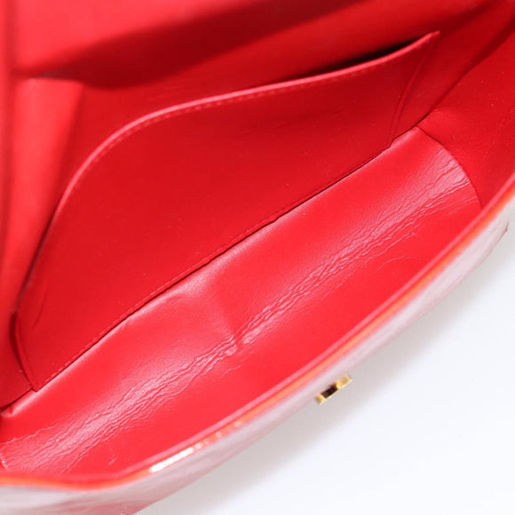 LOUIS VUITTON Monogram Vernis Thompson Street Bag Red Rouge M91094 Auth 182774