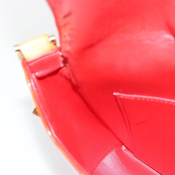 LOUIS VUITTON Monogram Vernis Thompson Street Bag Red Rouge M91094 Auth 182774