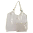 LOUIS VUITTON Epi Plage Lagoon Bay Tote Bag White Clear M92151 LV Auth 182775A-1