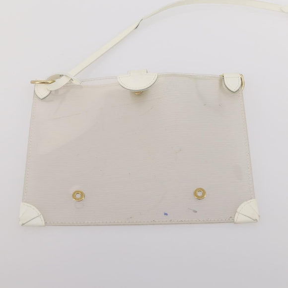 LOUIS VUITTON Epi Plage Lagoon Bay Tote Bag White Clear M92151 LV Auth 182775A