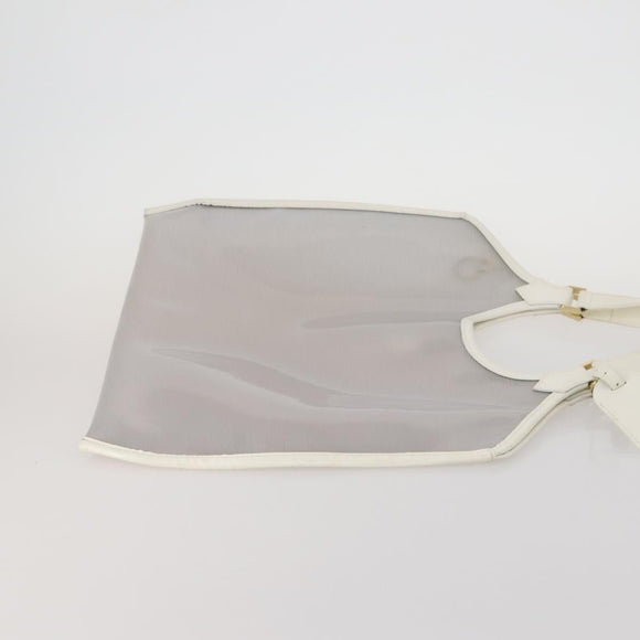 LOUIS VUITTON Epi Plage Lagoon Bay Tote Bag White Clear M92151 LV Auth 182775A