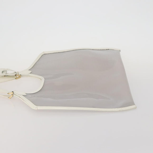 LOUIS VUITTON Epi Plage Lagoon Bay Tote Bag White Clear M92151 LV Auth 182775A
