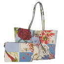 Salvatore Ferragamo Gancini Tote Bag Leather Multicolor Gold Auth 182776SAM-1