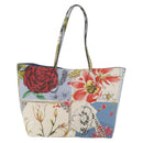 Salvatore Ferragamo Gancini Tote Bag Leather Multicolor Gold Auth 182776SAM-3