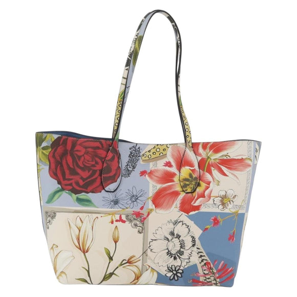 Salvatore Ferragamo Gancini Tote Bag Leather Multicolor Gold Auth 182776SAM