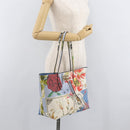 Salvatore Ferragamo Gancini Tote Bag Leather Multicolor Gold Auth 182776SAM-30