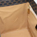 CELINE Macadam Canvas Vanity Horse Carriage Bag PVC Leder Schwarz Auth 182779V-21
