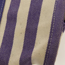 HERMES Cannes MM Hand Bag Canvas Purple Silver Auth 182783A-24