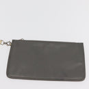 CHANEL Paris Biarritz MM Tote Bag Coated Canvas Silver CC Auth 182784-24