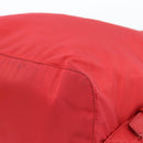 PRADA Backpack Nylon Red Silver Auth 182785A-18