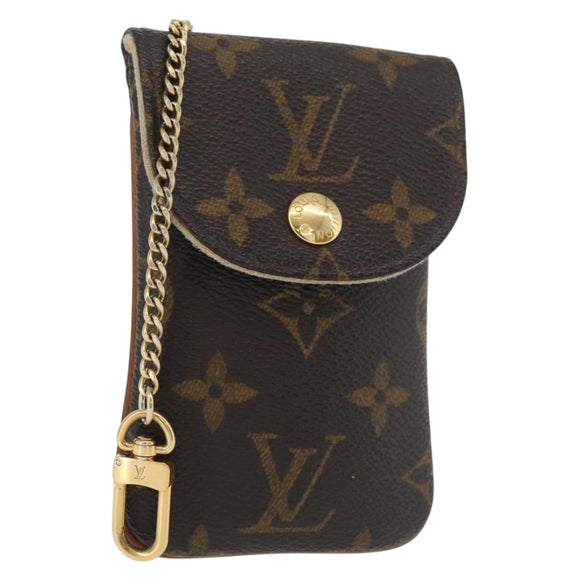 LOUIS VUITTON Monogram EtuiTelephonne MM Cell Phone Case M66546 LV Auth 182789