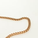 VERSACE Chain Shoulder Pouch Card Case Leather Gold Auth 182790V-8