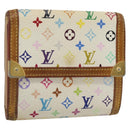 LOUIS VUITTON Multicolor Porte Monnaie Billets Cartes Credit M92983 Auth 182791-1