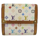 LOUIS VUITTON Multicolor Porte Monnaie Billets Cartes Credit M92983 Auth 182791-2