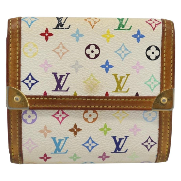 LOUIS VUITTON Multicolor Porte Monnaie Billets Cartes Credit M92983 Auth 182791