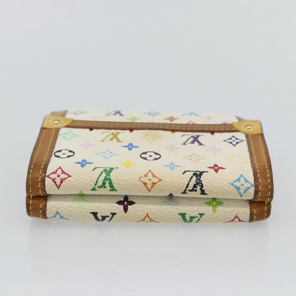 LOUIS VUITTON Multicolor Porte Monnaie Billets Cartes Credit M92983 Auth 182791