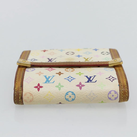 LOUIS VUITTON Multicolor Porte Monnaie Billets Cartes Credit M92983 Auth 182791