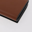 LOEWE Studio Ghibli Collaboration Compact Wallet Leather Brown Auth 182792SM-11