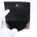 LOEWE Studio Ghibli Collaboration Compact Wallet Leather Brown Auth 182792SM-19