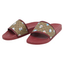 GUCCI Micro GG Supreme Fujiko Pro Doraemon Sandals PVC 655026 Auth 182793SM-1
